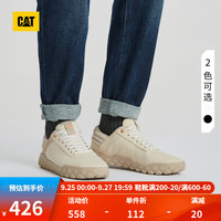 卡特彼勒CAT卡特休闲鞋男女鞋23户外复古舒适透气休闲板鞋帆布鞋子男女 米白 42