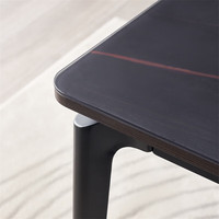 全友（QUANU）家居餐桌意式极简餐桌客厅家用餐厅吃饭桌子餐桌椅组合670192 1.4米餐桌B+餐椅A*2+餐椅B*2