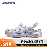 斯凯奇（SKECHERS）女子FOAMIES 轻质休闲塑模鞋 111403-LAV 35