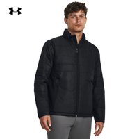 安德玛(UNDERARMOUR)秋冬Storm Session男子高尔夫运动夹克1378057 黑色001 S