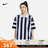 耐克（NIKE）女子OVERSIZE风翻领T恤 SPORTSWEAR FQ0701-121 S