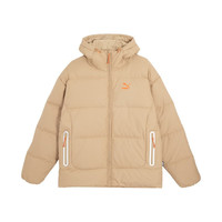PUMA 彪马 男子休闲羽绒外套 BZ SINAN DOWN JACKET 624529 驼色-84 S(170/92A)