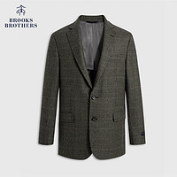 布克兄弟（BrooksBrothers）男士23绵羊毛两粒扣格纹西装外套 0004-多色 38SH