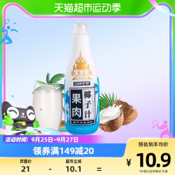 椰子泡泡 泰式果肉椰子汁 1.25L