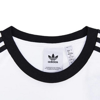 阿迪达斯adidas originals阿迪三叶草男子3-STRIPES TEE圆领短T恤 IA4846 XXL