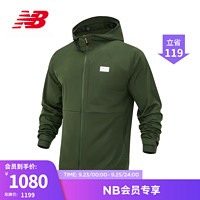 NEW BALANCE NB23男款潮流百搭运动跑步梭织外套 KOU MJ33276 M