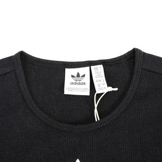 adidas originals阿迪达斯三叶草女子RIB TEE圆领短T恤 II8057