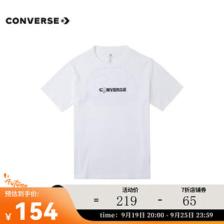 匡威（Converse）男子短袖T恤 10025277-A02 XXL