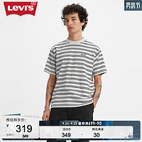 Levi's李维斯男士条纹简约短袖复古休闲潮流时尚 拼色 XS