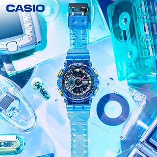 CASIO 卡西欧 手表 G-SHOCK半透明蓝色表带  防震防水潮流时尚男表 GA-110JT-2A