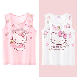 Hello Kitty 凯蒂猫 女童小背心夏季薄款儿童小宝宝护肚打底无袖内穿