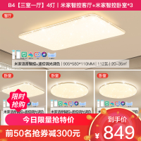 雷士 NVC   Lighting照明 B4 三室一厅 4灯丨米家智控客厅+米家智控卧室*3