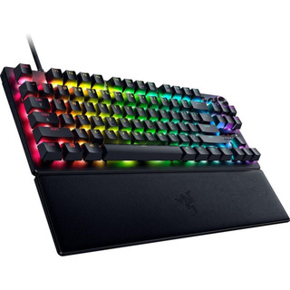 雷蛇Razer Huntsman V3 Pro TKL魂光蛛V3专业竞技版电子竞技游戏键盘 87键设计-黑色 US 美版