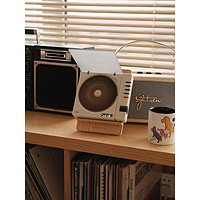 syitren 赛塔林 R300便携式CD机播放器复古蓝牙CD播放机 复古白