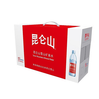 昆仑山 天然矿泉水550ml*12瓶整箱天然雪山弱碱矿泉水（） 昆仑山550ml*12瓶*2箱