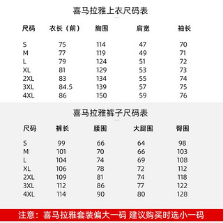 秋冬季骑行服套装男女款抓绒骑行裤保暖长袖长裤户外单车运动服 喜马拉雅套装 XXXL