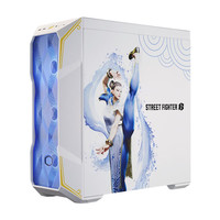 酷冷至尊TD500MESH台式机电脑360水冷ATX中塔大主机箱街霸联名春丽隆白色游戏机箱TD500MESH白色联名春丽