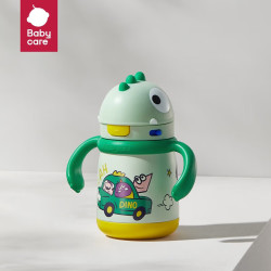 babycare 吸管杯儿童保温杯 安波绿 300mL