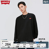 Levi's 李维斯 情侣同款纯棉圆领卫衣 A7978-0000