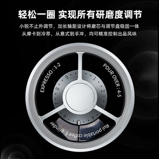 Hero（咖啡器具） Hero小锐电动磨豆机便携咖啡豆研磨机小型咖啡磨粉机自动研磨 枪灰色
