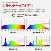 CHANGHONG 长虹 照明三防吸顶灯现代简约led防潮卫生间阳台过道走廊卧室厨卫灯具 全光谱三防灯-白37cm27w三色