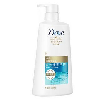 PLUS会员：Dove 多芬 去屑洗发乳 多效清爽净护 700ml