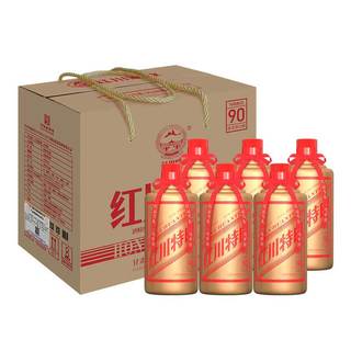 红川 特曲90 浓香型白酒 52度 500ml 单瓶装