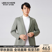 利郎轻时尚男装西服男抗皱通勤正装西装外套 浅绿 165