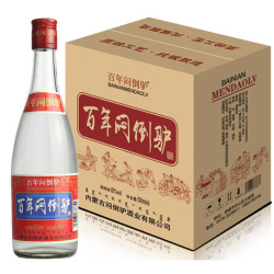 闷倒驴内蒙古高度纯粮食白酒清香型65度500ml6瓶