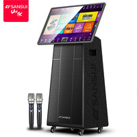 山水（sansui）U32 家庭ktv音响 家用k歌wifi触屏蓝牙移动ktv 户外便携音箱 广场舞音响带显示屏