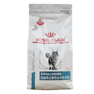 皇家低过敏处方猫粮RoyalCanin处方粮皇家处方猫粮肠胃敏感软便DR25猫肠道低敏处方粮 1.5kg