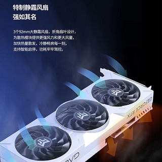 GeForce RTX 4060TI DLSS3 人工智能AI设计绘图剪辑视频渲染游戏独立显卡 金属大师MAX OC 16G