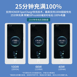 Huawei/华为100W超级快充充电器nova 9Pro/P50Pro/mate40Pro