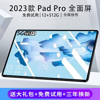 柒友 2023MatePad智能5G平板电脑十核超高清娱乐办公二合一游戏网课全网通可插卡5GWiFi