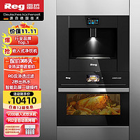 Reg 雷哲 V200嵌入式饮水机RO反渗透净水器家用V200嵌入式饮水机+F02全自动蒸烤箱