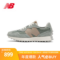 NEW BALANCE NB 23男鞋女鞋327系列百搭复古轻便运动休闲鞋 灰绿色 U327WPA 39.5(脚长24.5cm)