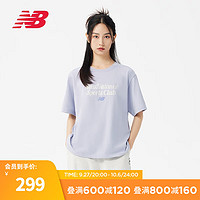 NEW BALANCE NB23女款百搭运动休闲圆领短袖T恤 DV 5ED38342 XS