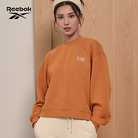 Reebok锐步女子经典简约运动休闲圆领针织卫衣 23FRC306WGBH A/S