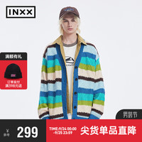 INXX 英克斯 Standby 潮牌多色条纹拼接开衫针织衫XMD4061553 多色拼接 S