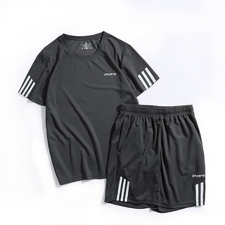 达斯金（DASIJIN）运动套装男夏季新款健身足球篮球