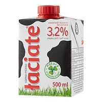 Laciate Mlekovita波兰进口成人中老年全脂高钙纯牛奶1L*12盒整箱