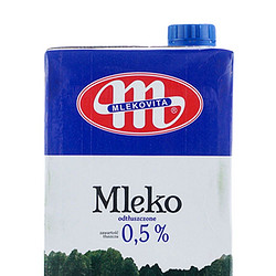 MLEKOVITA 妙可 波兰原装进口脱脂牛奶1L*12整箱*2中老年牛奶
