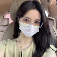 创派 男士平光眼睛框镜架显瘦