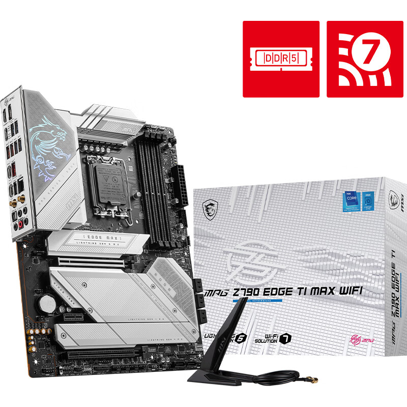 MSI 微星 MPG Z790 EDGE TI MAX WIFI 刀锋钛 ATX主板（INTEL LGA1700、Z790）