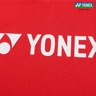 YONEX/尤尼克斯 110323BCR/210323BCR 23FW比赛系列 男女款运动恤yy 清新红（女款） XO