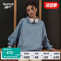 Reebok锐步男女同款经典时尚复古美拉德连帽套头衫卫衣 23FRC303UGB4 A/M