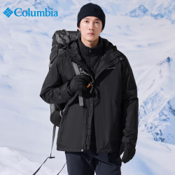 Columbia 哥伦比亚 三合一男抓绒内胆防寒保暖夹克外套WE0572 011 L