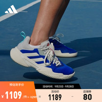 adidas 阿迪达斯 Barricade美国硬地大满贯系列女子减震网球运动鞋 蓝色/灰色/汉玉白 36.5(225mm)
