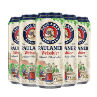 PAULANER 保拉纳 小麦白啤 500ml*5听