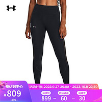 安德玛（UNDERARMOUR）RUSH SmartForm女子训练运动紧身裤1379144 黑色001 XL